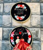 craftkanya Black Wedding Embroidery Hoop
