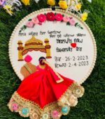 Exquisite Punjabi Wedding Hoop Embroidery