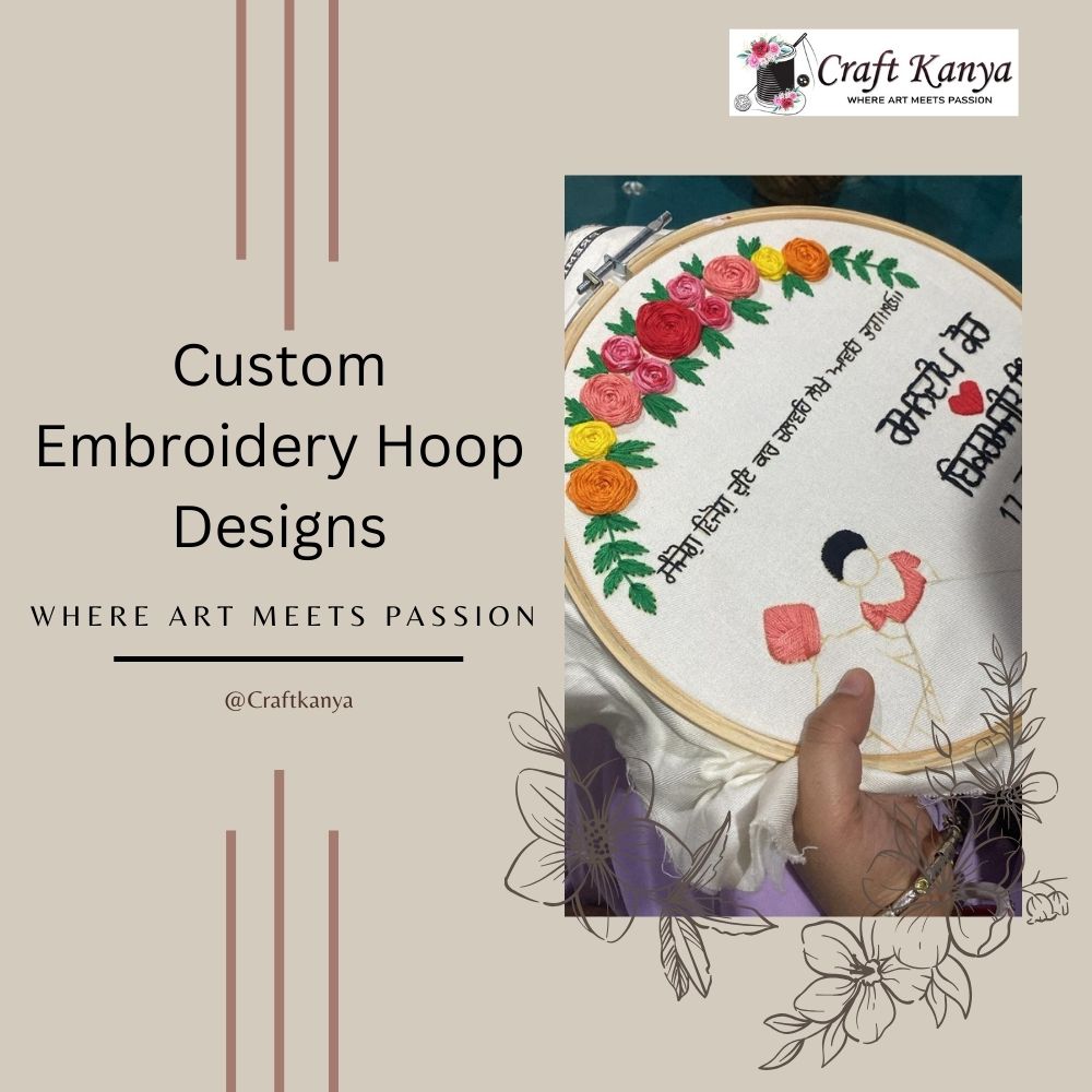 Promote Your Space with Custom Embroidery Hoop Designs
